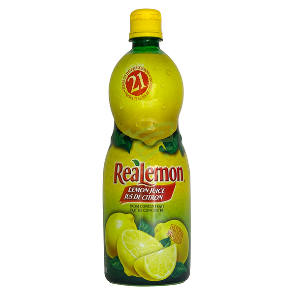 Cadbury schweppes plc concentrate Lemon Juice - bonus size bottle realemon (065912581214)